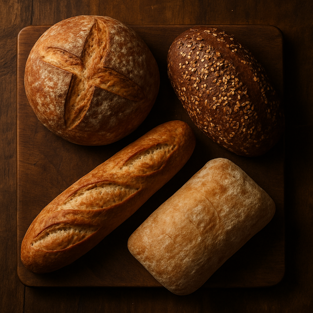 Artisan bread varieties